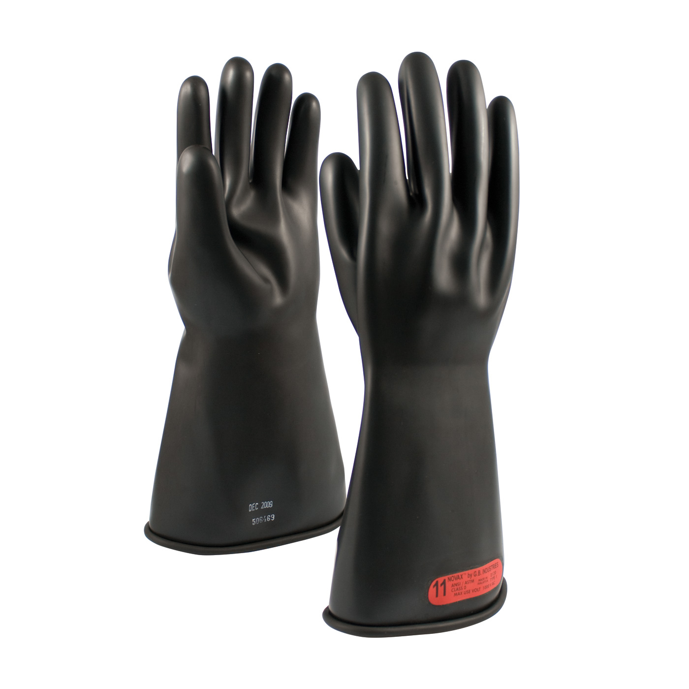 Novax® Class 0 Rubber Insulated Glove with Straight Cuff