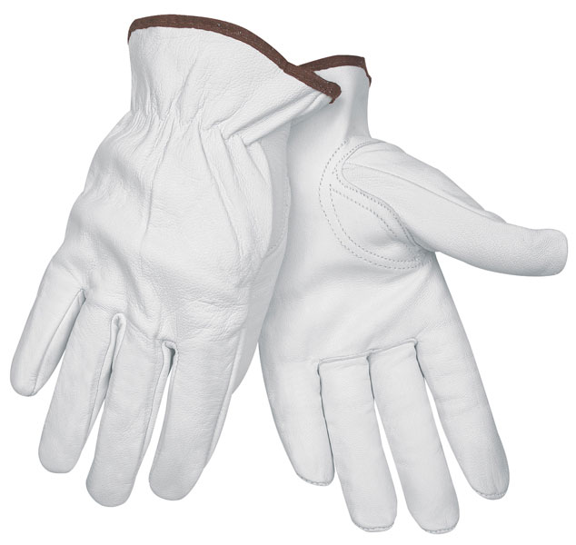 Premium Grain Goatskin Leather Drivers Work Gloves
