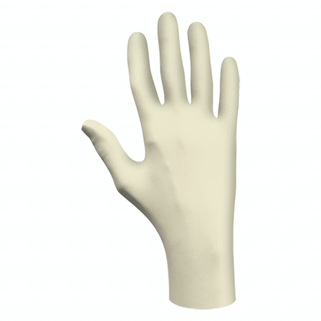 Showa 5005PF Disposable Latex Glove<br/>3 mil