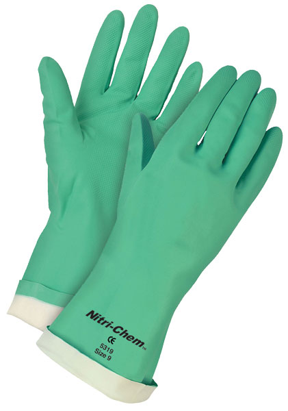 Nitri-Chem 13" 15 Mil Green Nitrile Glove