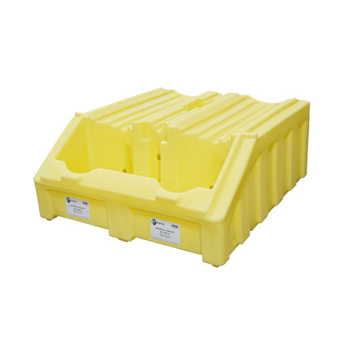 2 Drum Poly-Racker Drum Dispensing System, Yellow