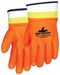 Hi-Viz Oil Hauler PVC Work Gloves
