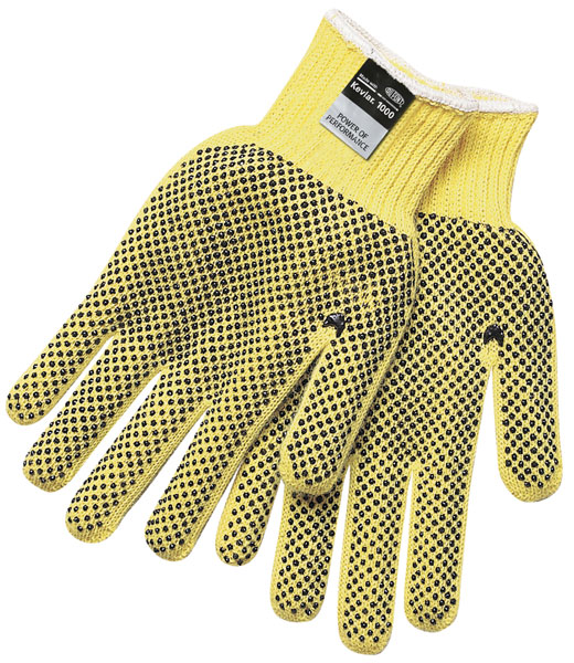 Cut Pro® Cut Resistant Work Gloves with a 7 Gauge DuPont™ Kevlar® Shell and PVC Dots on Both Sides