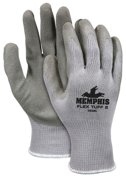 NXG® Work Gloves with 10 Gauge Cotton/Polyester Shell and Latex Dipped Palm