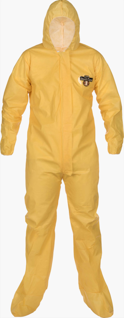 ChemMax® 1 Serged Seam Coverall with Attached Hood/Boots