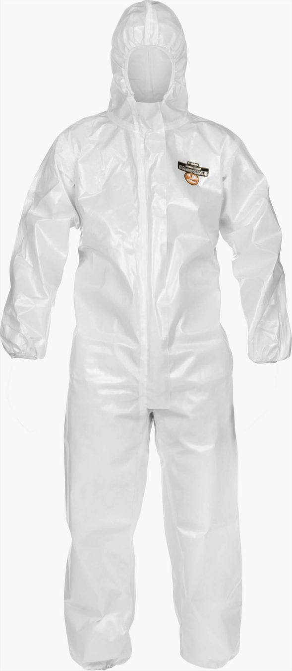 ChemMax® 2 Sealed Seam Coverall with Attached Hood and Elastic Wrists/Ankles