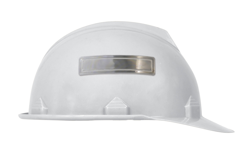 White Retro-Reflective Helmet Stickers