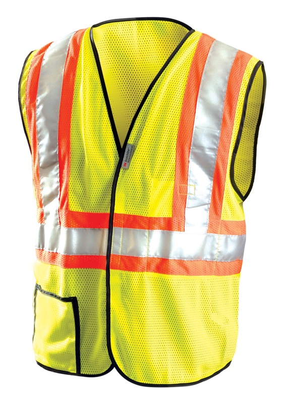High Visibility Premium Mesh Two-Tone Safety Vests