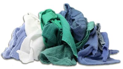 Reclaimed Teal Huck Towels