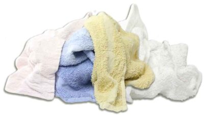Reclaimed Colored Wash Cloth Rags