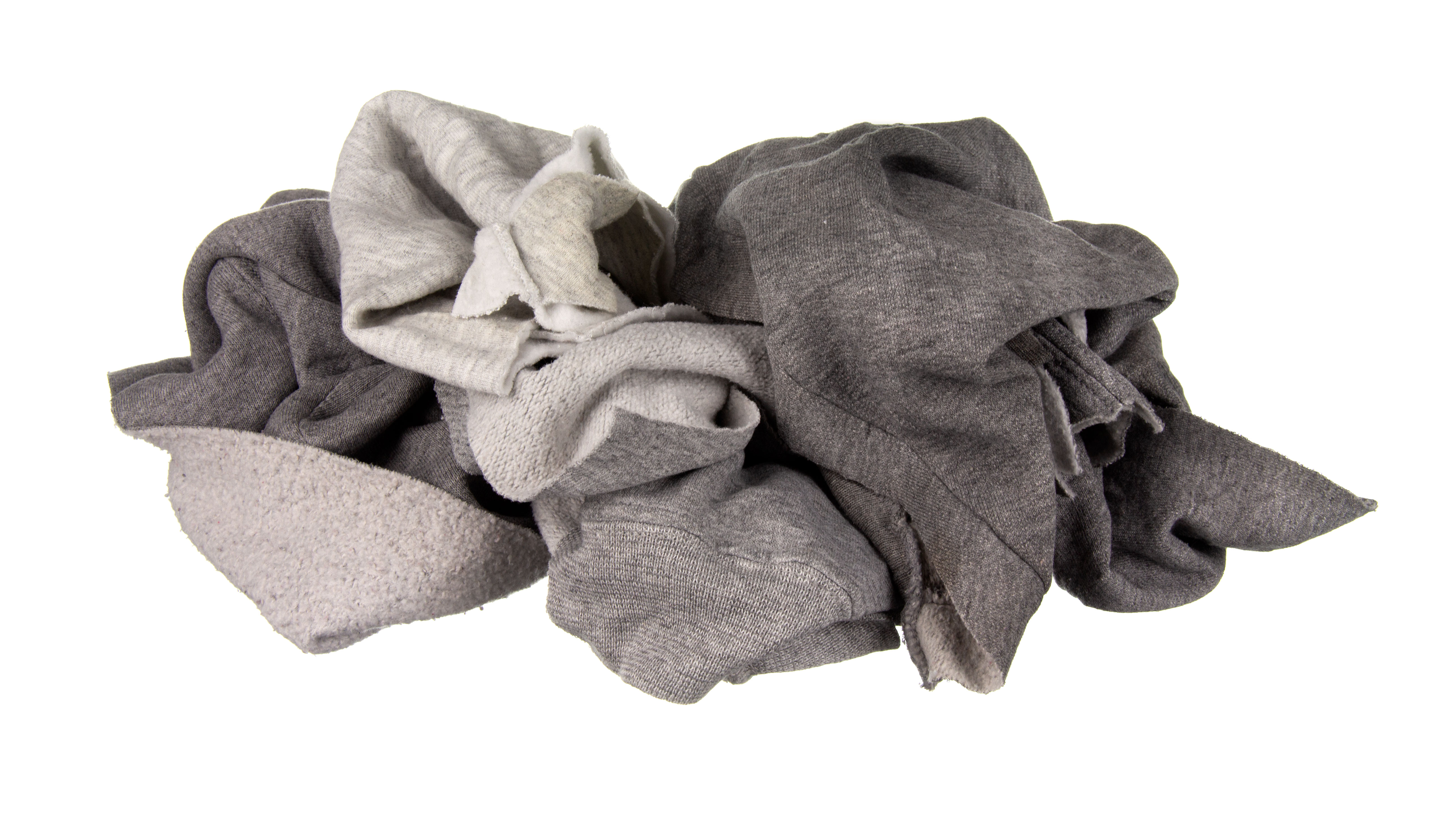 New "PFA" Washed Gray Sweatshirt Rags