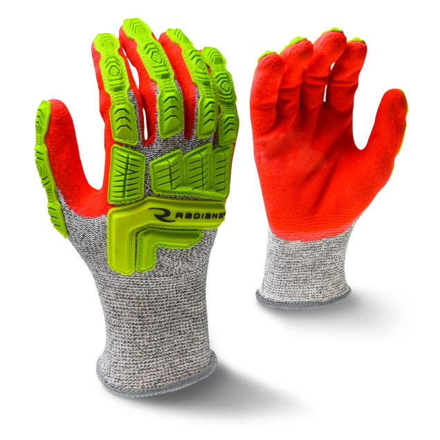 Chemical-and-Cut-Resistant Gloves with Impact Protection