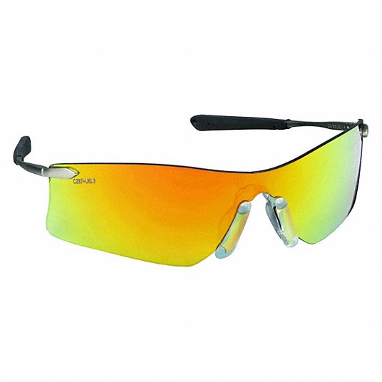 Rubicon® T4 Series Safety Glasses Fire Mirror Lens