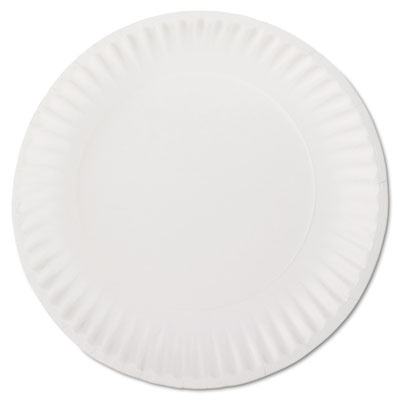 9" White Paper Plates