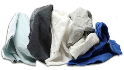 New "PFA" Washed Colored Sweatshirt Rags