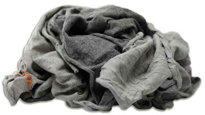 New "PFA" Washed Gray Knit Rags (Hand Packed Box)