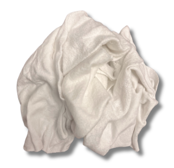 New "PFA" Washed White Sweatshirt Rags